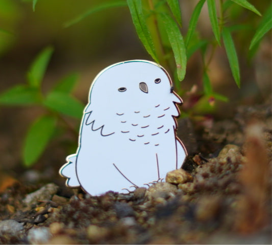 Snowy Owlbear Pins (EU)