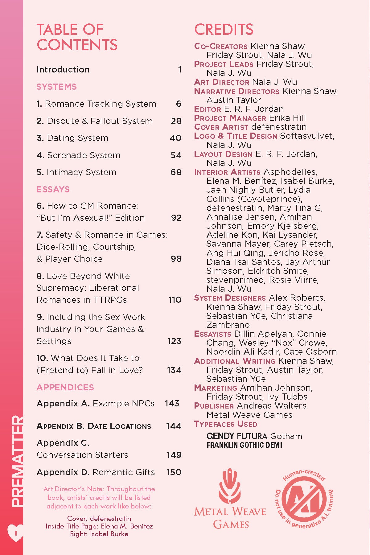 How To GM Romance - Digital Edition