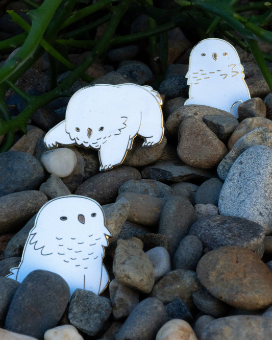 Snowy Owlbear Pins (EU)