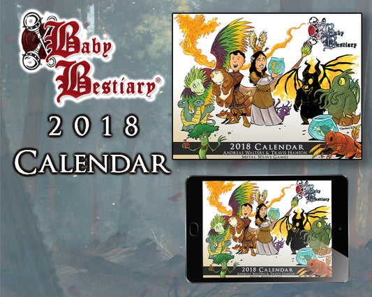 2018: Baby Bestiary Calendar - Digital Edition