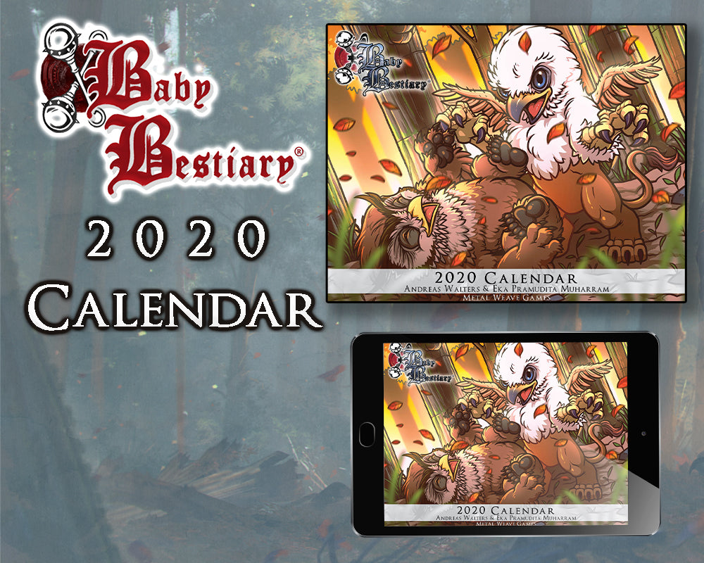 Baby Bestiary Calendar (2024 - 2020) - Digital Edition