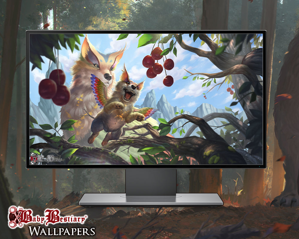 Baby Bestiary - Digital Wallpapers