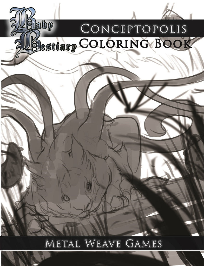 Baby Bestiary Coloring Book Volume 1 - PDF
